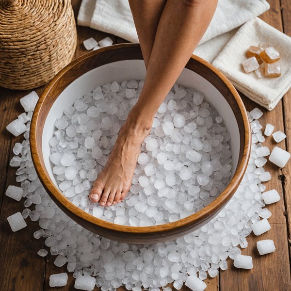 Quels sont les bienfaits des bains de pieds au sel d'Epsom pour la détente et la récupération musculaire ?